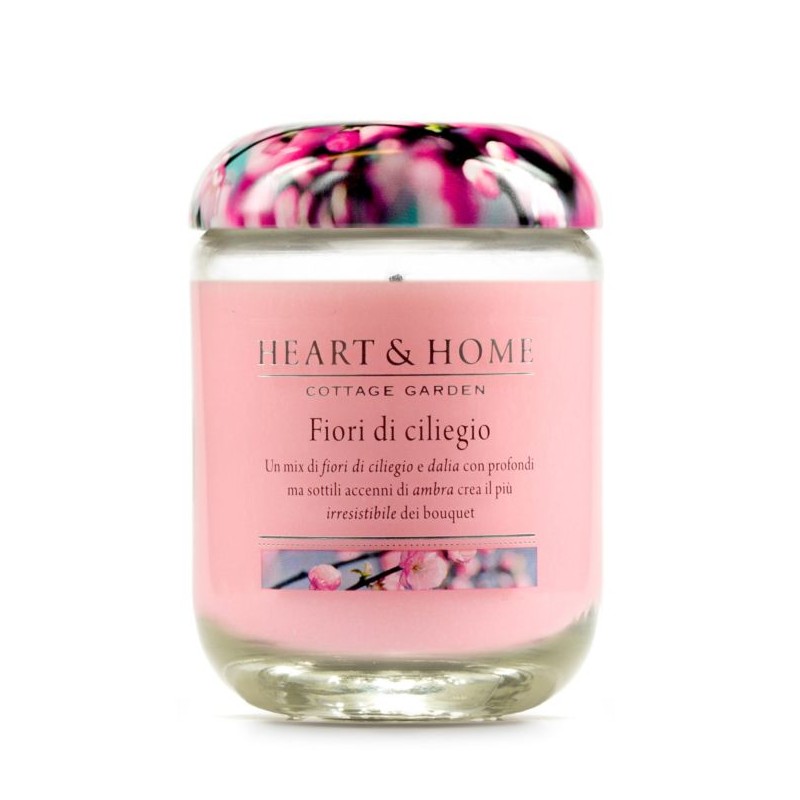 Candele Profumate Heart Home.Heart Home Fiori Di Ciliegio Small Candle 115g